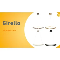 QAZQA Professional Led-Pendelleuchten|Pendelleuchten*Goldene Pendelleuchte 80cm inkl. LED 3-stufig dimmbar - Girello