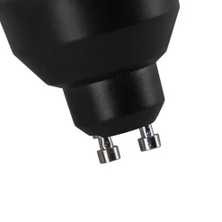 LUEDD Led Lampen*GU10 dimmbare LED AR111 schwarz 8W 600 lm 2700K