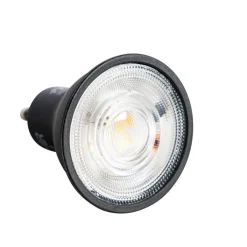 LUEDD Led Lampen*GU10 LED-Glühbirne 50mm Schwarz 7W 610 lm 3000K