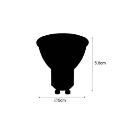 LUEDD Led Lampen*GU10 LED-Lampe Hell-Dunkel-Sensor 5W 380 lm 2700K