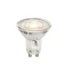 LUEDD Led Lampen*GU10 50mm dimmbare Kelvin LED-Glühbirne klar 4,9W 400 lm 2200-3000K