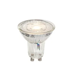 LUEDD Led Lampen*GU10 50mm dimmbare Kelvin LED-Glühbirne klar 4,9W 400 lm 2200-3000K