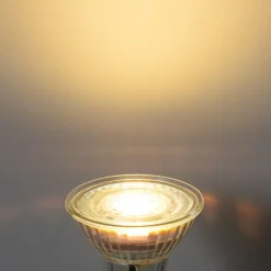 LUEDD Led Lampen*GU10 50mm Dimmbare LED-Glühbirnen Klar 4,9W 500 lm 2700K