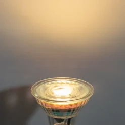 LUEDD Led Lampen*GU10 50mm Dimmbare LED-Glühbirne Klar 4,9W 450 lm 2700K