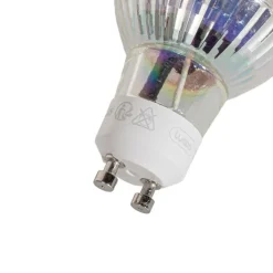 LUEDD Led Lampen*GU10 50mm Dimmbare LED-Glühbirnen Klar 4,5W 365 lm 2700K