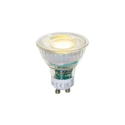 LUEDD Led Lampen*GU10 50mm Dimmbare LED-Glühbirne Klar 2,5W 450 lm 3000K