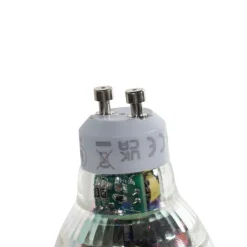 LUEDD Led Lampen*GU10 50mm Dimmbare LED-Glühbirne Klar 2,5W 450 lm 3000K