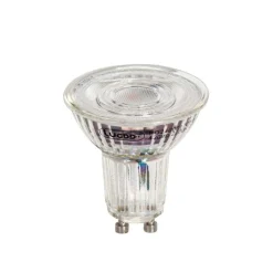 LUEDD Led Lampen*GU10 50mm Dimmbare LED-Glühbirne Klar 4.9W 430 lm 2700K