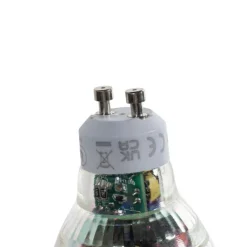 LUEDD Led Lampen*GU10 50mm Dimmbare LED-Glühbirne Klar 2,5W 450 lm 2700K