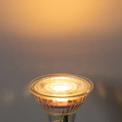 LUEDD Led Lampen*GU10 50mm LED-Glühbirne klar 3W 200 lm 2200K