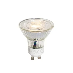 LUEDD Led Lampen*GU10 50mm 3-Stufen-Dimmbar in Kelvin LED-Lampe Klar 4,5W 380 lm 2000-2700K