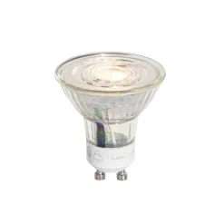 LUEDD Led Lampen*GU10 50mm 3-Stufen-Dimmbare Kelvin LED-Glühbirne Klar 4,9W 450 lm 2000-2700K