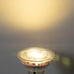 LUEDD Led Lampen*GU10 50mm 3-Stufen-Dimmbare Kelvin LED-Glühbirne Klar 4,9W 450 lm 2000-2700K