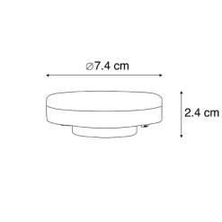 Calex Led Lampen*GX53 LED-Lampe 4,9W 470lm 2700K