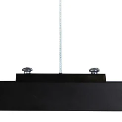 QAZQA Deckenstrahler|Aufbaustrahler*Hängebeschlag für 1-Phasenschiene schwarz - Iconic