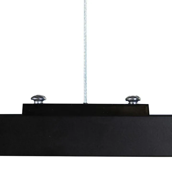 QAZQA Deckenstrahler|Aufbaustrahler*Hängebeschlag für 1-Phasenschiene schwarz - Iconic