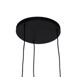 Trio Leuchten Pendelleuchten|Wohnzimmerlampen*Hängelampe aus Bronze mit Taupe und Beige, 3-flammig – Ans