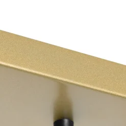 QAZQA Pendelleuchten|Wohnzimmerlampen*Hängelampe Messing mit blauem und grünem Glas 8 Lichter - Sandra