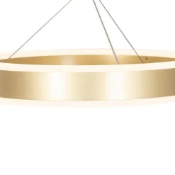 QAZQA Led-Pendelleuchten|Pendelleuchten*Hängelampe Messing rund inkl. LED 3-Stufen dimmbar 3-Licht - Lyani