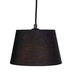 QAZQA Pendelleuchten|Wohnzimmerlampen*Hängelampe mit 3 Baumwollschirmen schwarz mit Gold - Cava