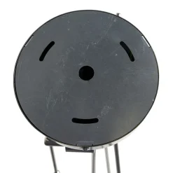 QAZQA Pendelleuchten|Wohnzimmerlampen*Hängelampe mit Leinenschirmen dunkelgrau 35 cm - Blitz II Stahl