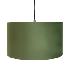 QAZQA Pendelleuchten|Wohnzimmerlampen*Hängelampe mit Samttönen von Grün, Gelb und Blau - Cava