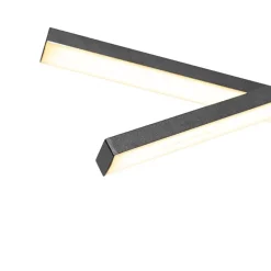 QAZQA Led-Pendelleuchten|Pendelleuchten*Hängelampe schwarz inkl. LED 3-Stufen dimmbar 6 Lichter - Jolanta