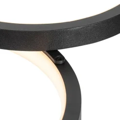 QAZQA Led-Pendelleuchten|Pendelleuchten*Hängelampe schwarz inkl. LED 3-Stufen dimmbar 3-flammig - Rondas