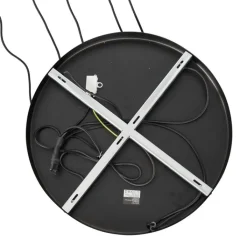 QAZQA Schlafzimmerlampen|Küchenlampen*Hängelampe schwarz mit Gold mit Rauchglas 5-flammig – Zuzanna