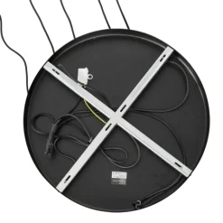 QAZQA Pendelleuchten|Wohnzimmerlampen*Hängelampe schwarz mit Gold mit Rauchglas inkl. 5 PUCC - Zuzanna