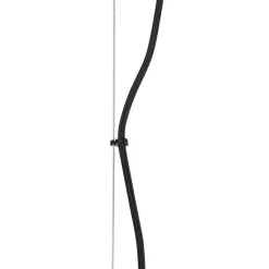 QAZQA Pendelleuchten|Wohnzimmerlampen*Hängelampe schwarz mit Opalglas 8-flammig länglich - Uvas