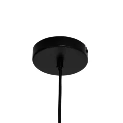 QAZQA Pendelleuchten|Wohnzimmerlampen*Hängelampe schwarz mit Rauchglas, länglich 8-flammig – Monaco