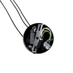 QAZQA Schlafzimmerlampen|Küchenlampen*Hängelampe schwarz mit Rauchglas rund 8-flammig - Monaco