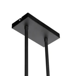 QAZQA Leuchten Ohne Schirm|Pendelleuchten*Hängelampe schwarz ohne Schirm - Combi 3 Deluxe