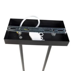 QAZQA Leuchten Ohne Schirm|Pendelleuchten*Hängelampe schwarz ohne Schirm - Combi 3 Deluxe