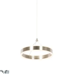 QAZQA Led-Pendelleuchten|Pendelleuchten*Hängelampe Stahl 30 cm inkl. LED 3-stufig dimmbar - Lyani