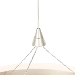 QAZQA Led-Pendelleuchten|Pendelleuchten*Hängelampe Stahl 30 cm inkl. LED 3-stufig dimmbar - Lyani