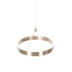 QAZQA Led-Pendelleuchten|Pendelleuchten*Hängelampe Stahl 30 cm inkl. LED 3-stufig dimmbar - Lyani