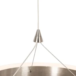 QAZQA Schlafzimmerlampen|Küchenlampen*Hängelampe Stahl länglich inkl. LED 3-Stufen dimmbar 3-Licht - Lyani