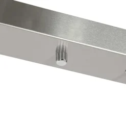 QAZQA Schlafzimmerlampen|Küchenlampen*Hängelampe Stahl länglich inkl. LED 3-Stufen dimmbar 3-Licht - Lyani