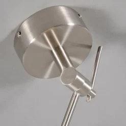 QAZQA Pendelleuchten|Wohnzimmerlampen*Hängelampe Stahl mit Schirm 35 cm schwarz verstellbar - Blitz I