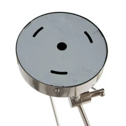 QAZQA Pendelleuchten|Esszimmerlampen*Hängelampe Stahl mit zwei Lampenschirmen 35 cm weiß verstellbar - Blitz II