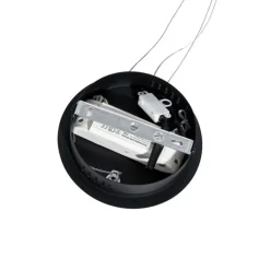 QAZQA Professional Led-Pendelleuchten|Pendelleuchten*Hängeleuchte schwarz 40cm inkl. LED 3-stufig dimmbar - Girello