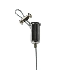 QAZQA Deckenstrahler|Aufbaustrahler*Hängezubehör Schiene schwarz 1-phasig - Iconic