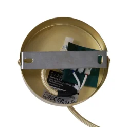 QAZQA Schlafzimmerlampen|Küchenlampen*Hotel Chic Hängelampe Gold mit Opalweißem Glas 6-Lichter - Monaco