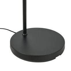 QAZQA Schlafzimmerlampen|Küchenlampen*Hotel Chic Stehleuchte Schwarz und Gold mit grünem Glas - Zuzanna