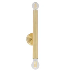QAZQA Wandleuchten|Wohnzimmerlampen*Hotel Chic Wandleuchte Gold 2-flammig - Tubi