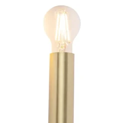 QAZQA Wandleuchten|Wohnzimmerlampen*Hotel Chic Wandleuchte Gold 2-flammig - Tubi