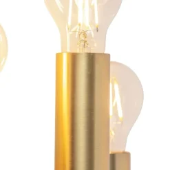 QAZQA Schlafzimmerlampen|Küchenlampen*Hotel Chic Wandleuchte Gold 6-flammig - Tubi