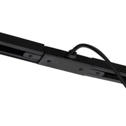 QAZQA Schlafzimmerlampen|Küchenlampen*I Stromversorgung mit runder Montageplatte für 1-Phasenschiene schwarz - Iconic